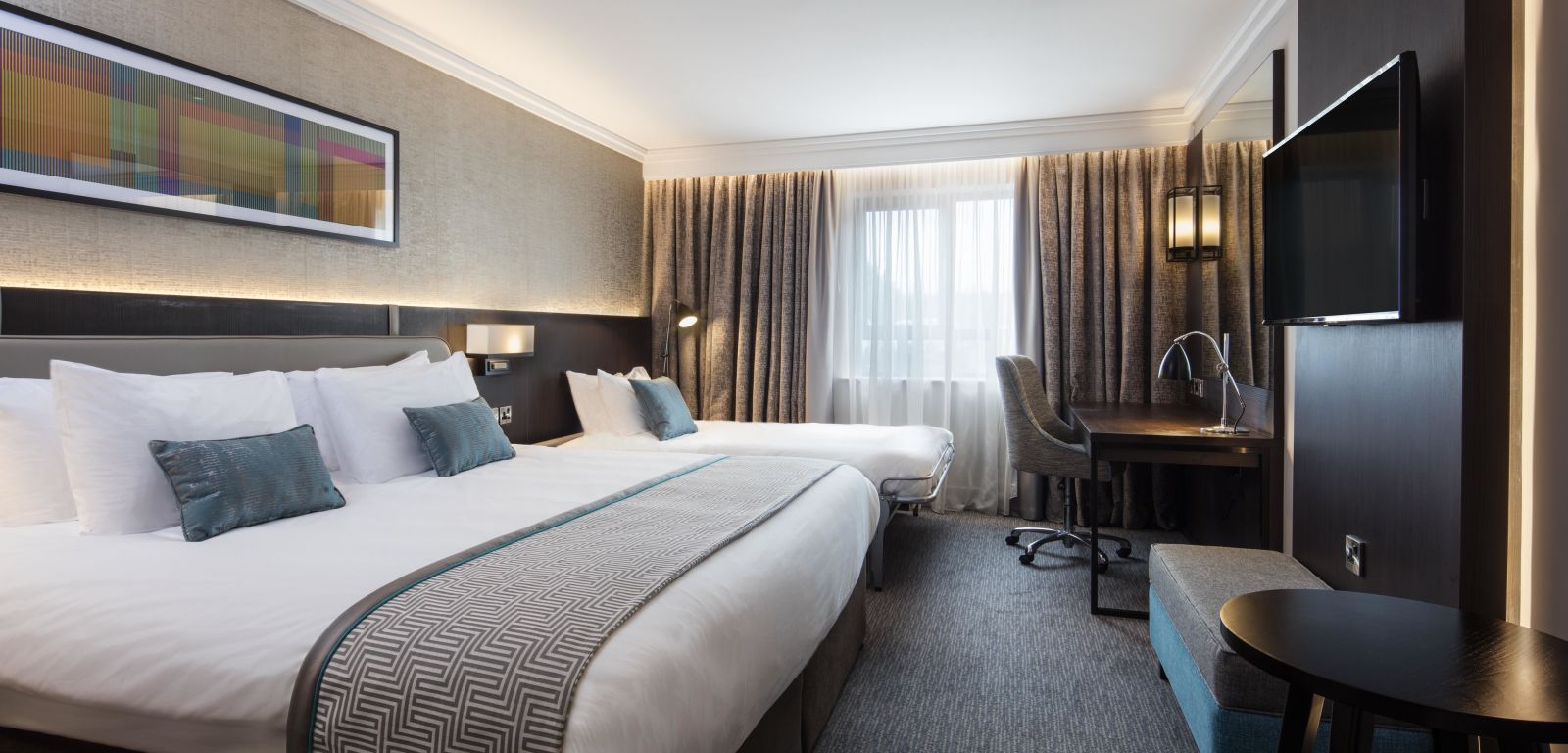 new luxurious family bedroom at Crowne Plaza Belfast