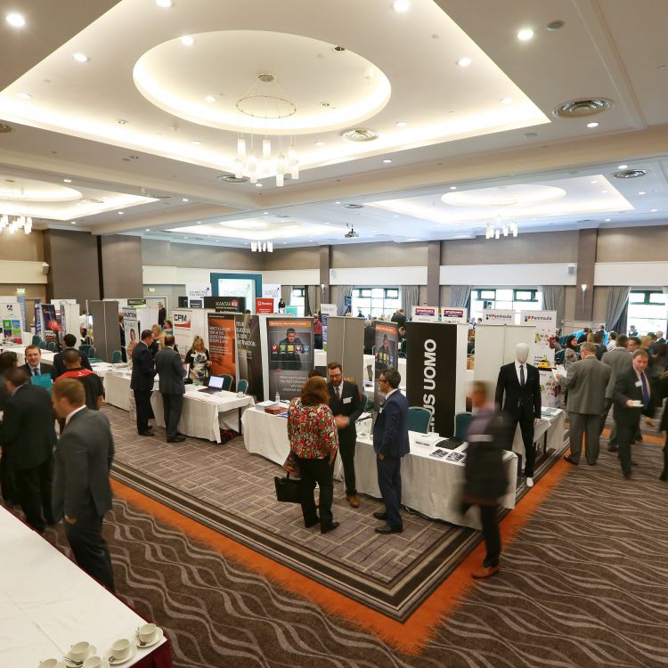 The Grand Ballroom exhibition setup